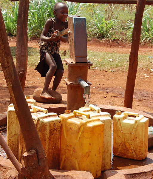 clean water well in Uganda